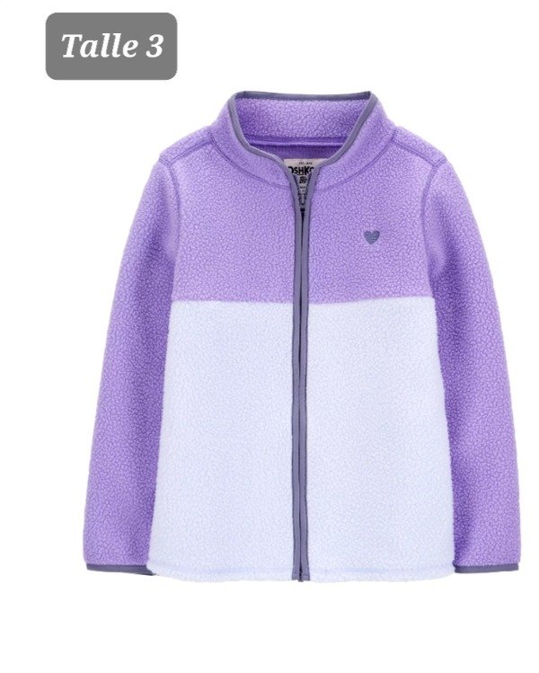 Campera polar carters talle 3 lila