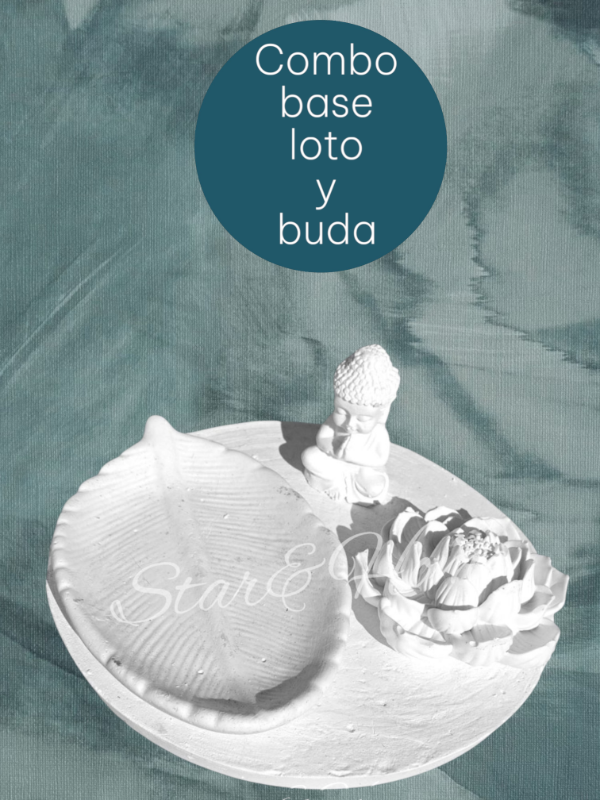 Producto - Base lisa+buda+hoja+ loto