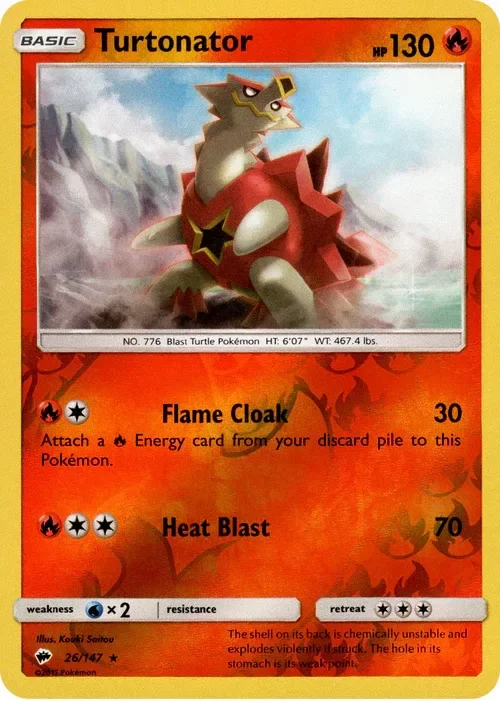 Producto - Turtonator - 26/147 - Burning Shadows - Reverse Holo