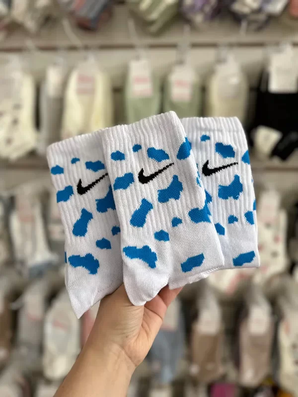 Medias 3/4 nike vaquita azul