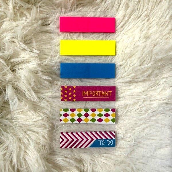 Producto - Señaladores adhesivos fluorescentes