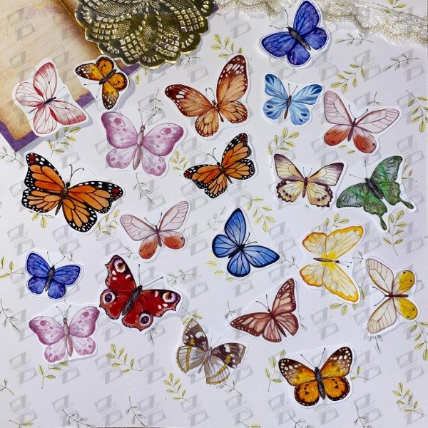 Producto - STICKERS WATERCOLOR BUTTERFLY