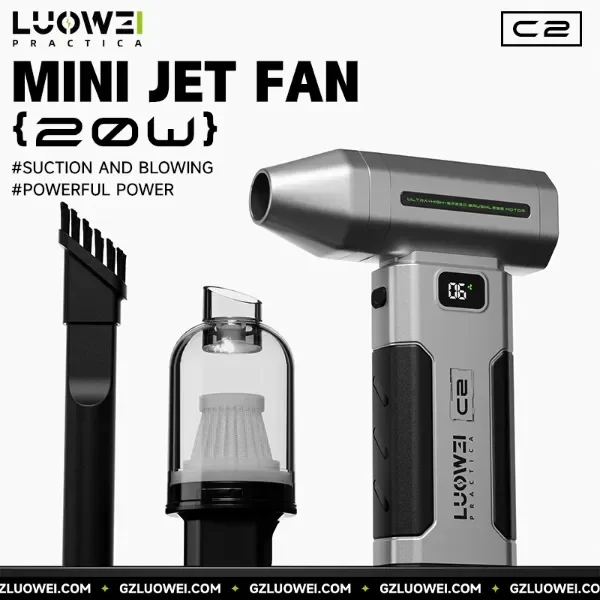 Producto - Pistola Soplador de aire y aspiradora LuoWei C2 Turbo FAN