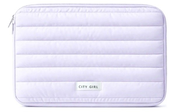 Producto - Funda para notebook puffer 14 pulgadas lila