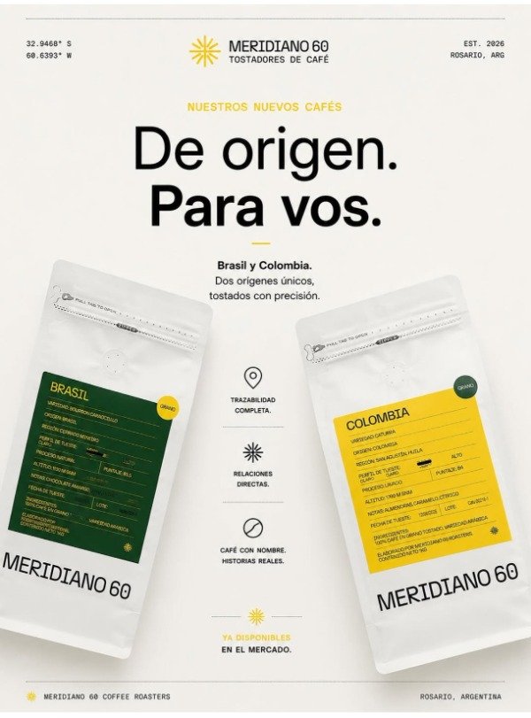 Producto - Café tostado x 250gr. de Meridiano 60 - 3