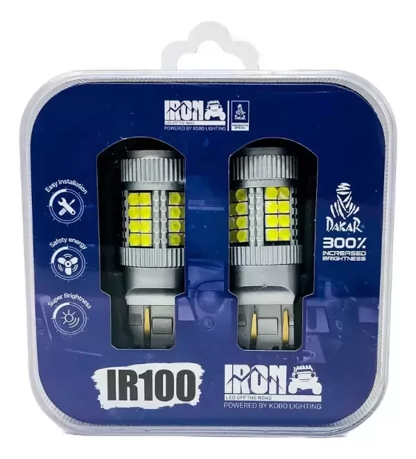 Producto - IRON LED - T20 DOS POLOS SUPER CANBUS (T-20 DOS POLOS) PAR -IR100-