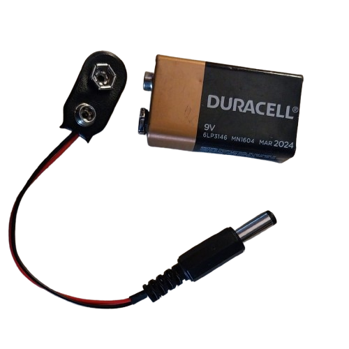 Producto - Adaptador de jack DC para bateria de 9v