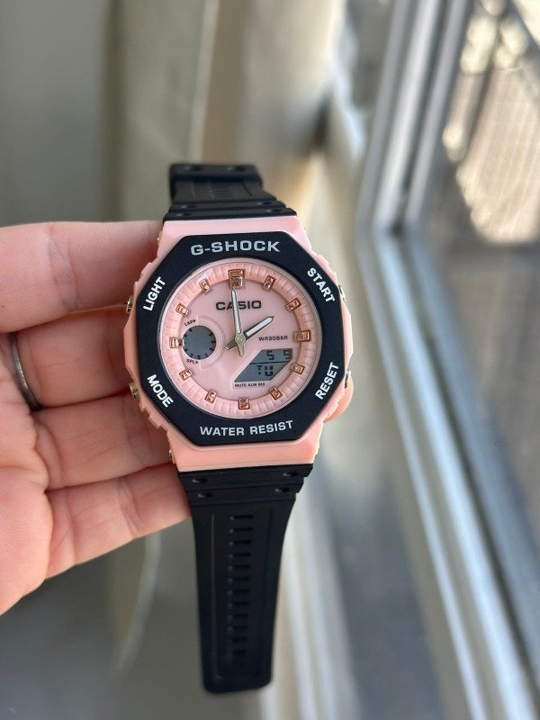 Producto - Casio G-Shock 2100 Negro y Rosado claro