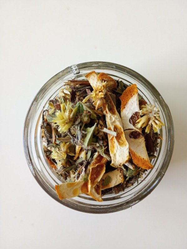 Producto - Tisana Clásica con poleo, marcela y naranja  x 40 gr