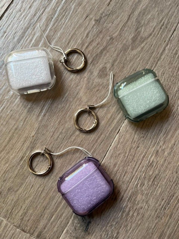 Producto - Funda TRANSPARENTE CON COLOR - Airpods 4 gen - 0