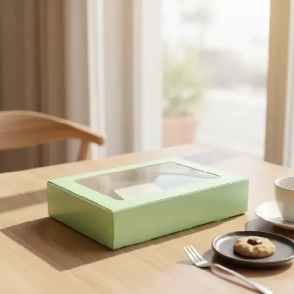 Producto - Caja Con Visor 20x30x6 Alfajores Bombones Cookies X10 U