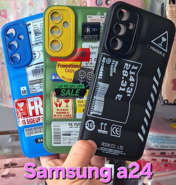 Producto - Fundas puffer diseño importadas. Samsung a24