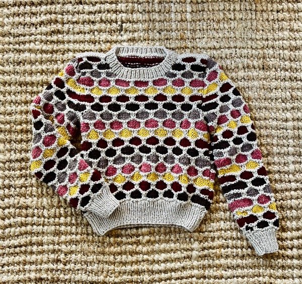 Producto - Sweater panal Base Natural 2 - 3