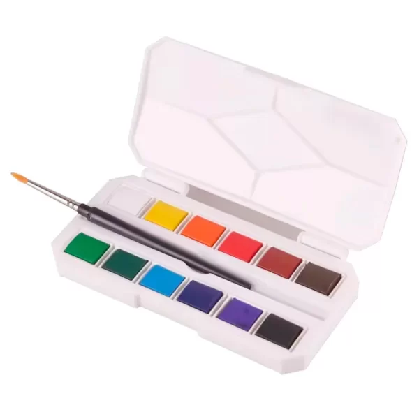 Producto - Acuarelas Sinoart. Set x12 Colores y pincel