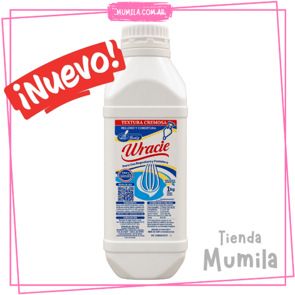 Producto - Crema Wracie Vainilla 1L
