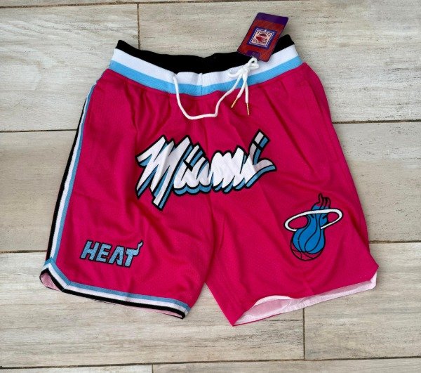 Producto - Short NBA Miami Heats Rosa Fucsia