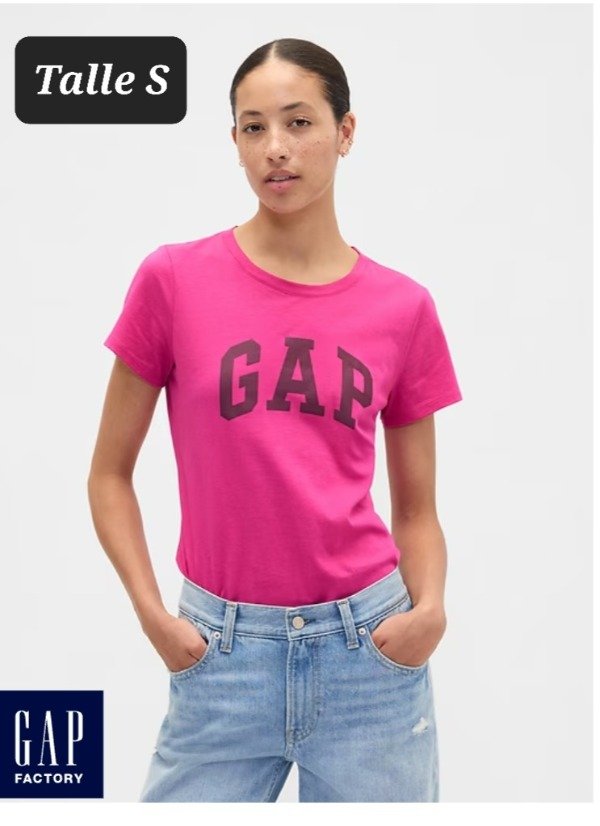 Producto - Remera manga corta gap talle S fuxia