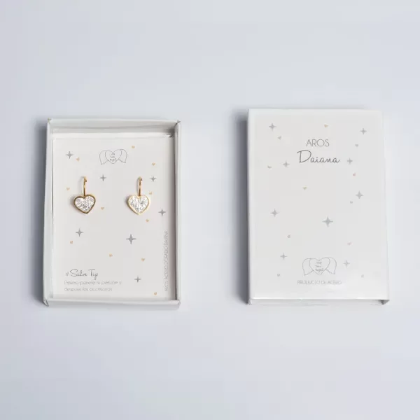 Producto - Aros Acero Dorado Daiana
