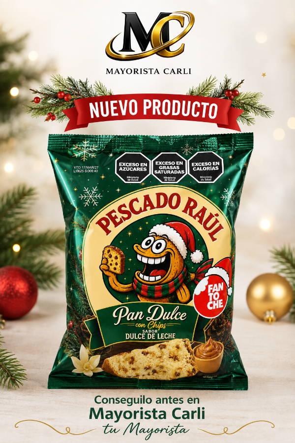 Producto - NUEVO LANZAMIENTO Fantoche Pan Dulce Pescado Raul - Llevando caja de 8