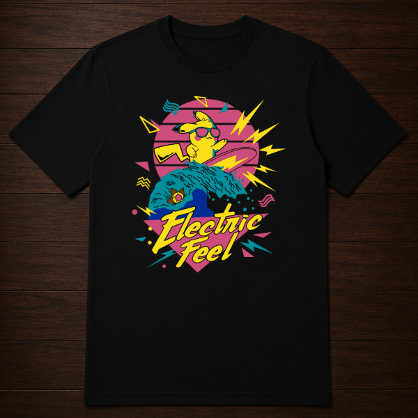 Producto - Remera - Pikachu electric feel (Pokemon) - 0