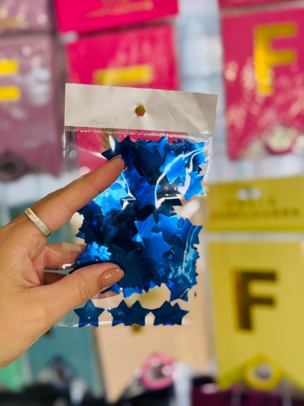 Producto - Confetti estrellas azules