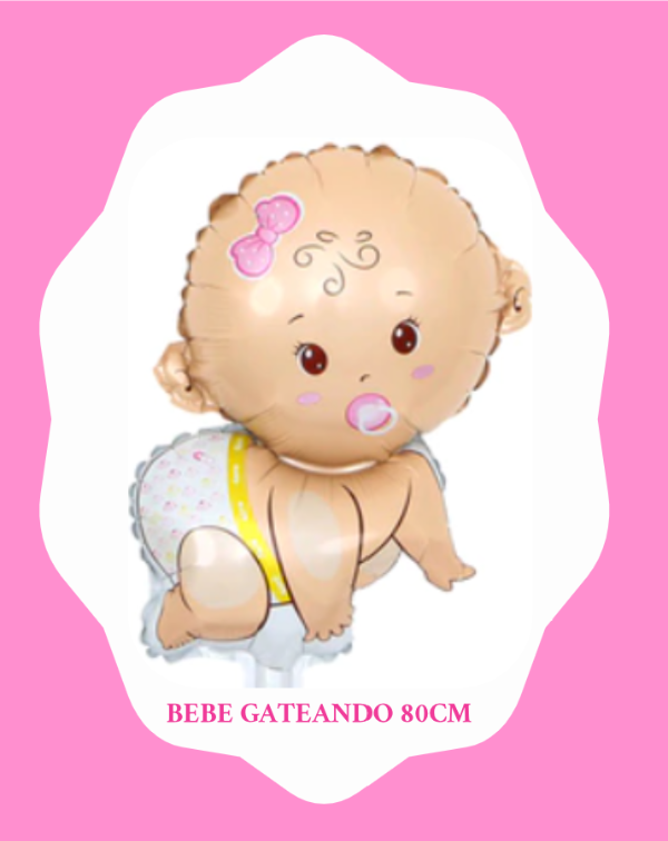 Producto - Globo Bebe Gateando rosa