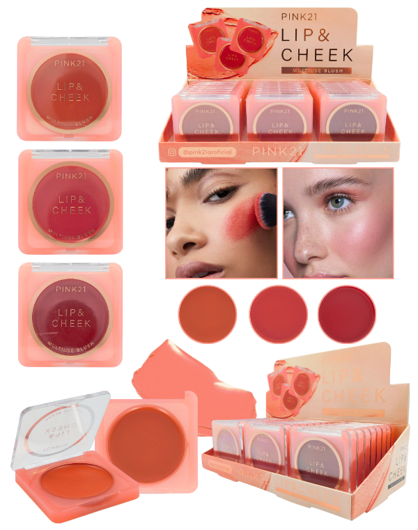 Producto - Rubor en Crema Multi-uso Lip y Cheek PINK 21