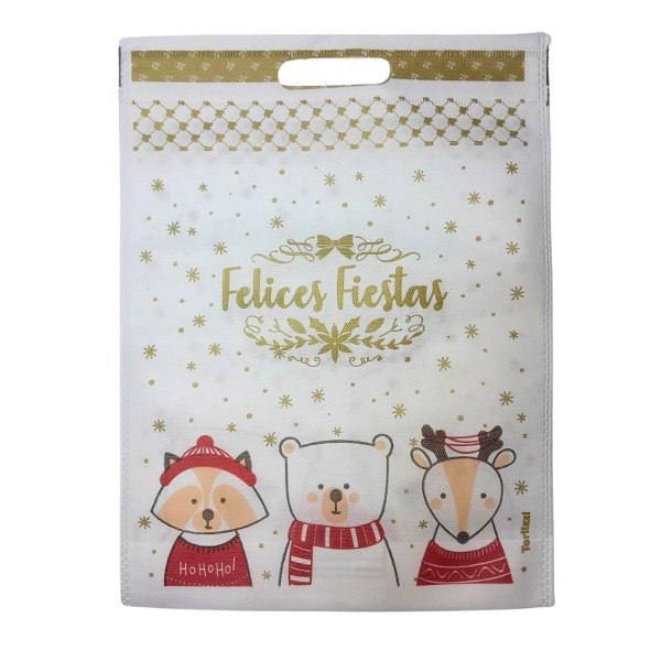 Producto - Bolsa de friselina navideña 30 x 40