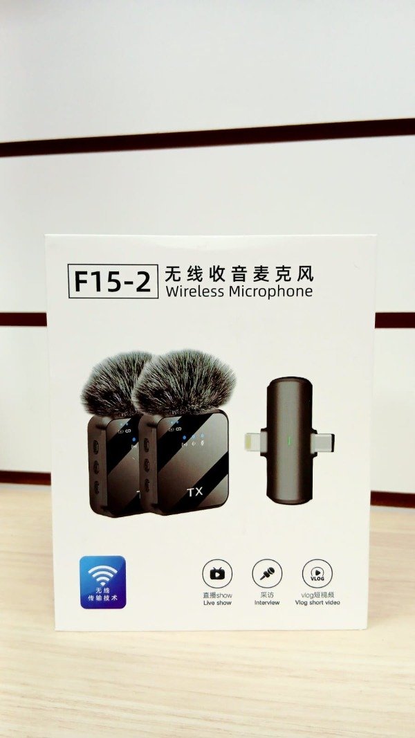 Producto - Microfono inalambrico F15-2