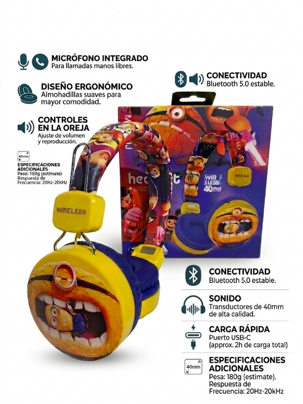 Producto - Auricular Minions