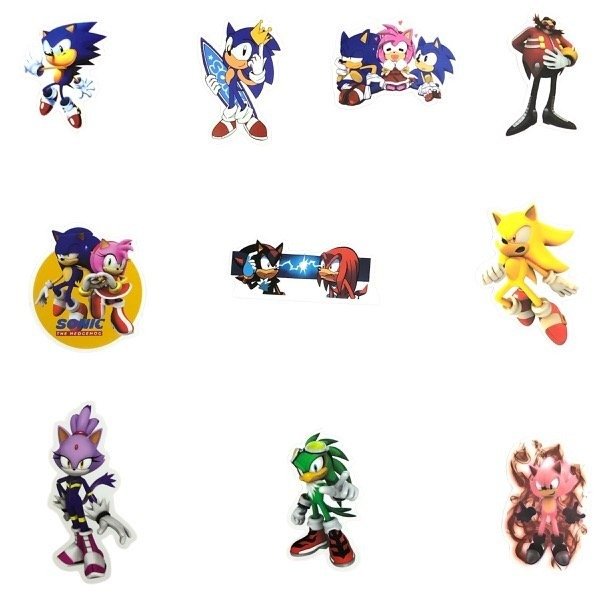 Producto - Stickers Sonic The Hedgehog Pack x 50 unidades - 2