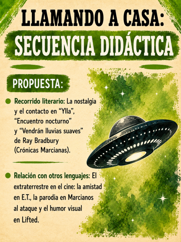 Producto - SECUENCIA DIDÁCTICA "CRÓNICAS MARCIANAS" RELACIÓN CON OTROS LENGUAJES ARTÍSTICOS