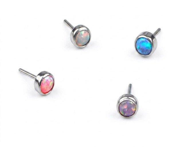 Producto - Labret ópálo push pin