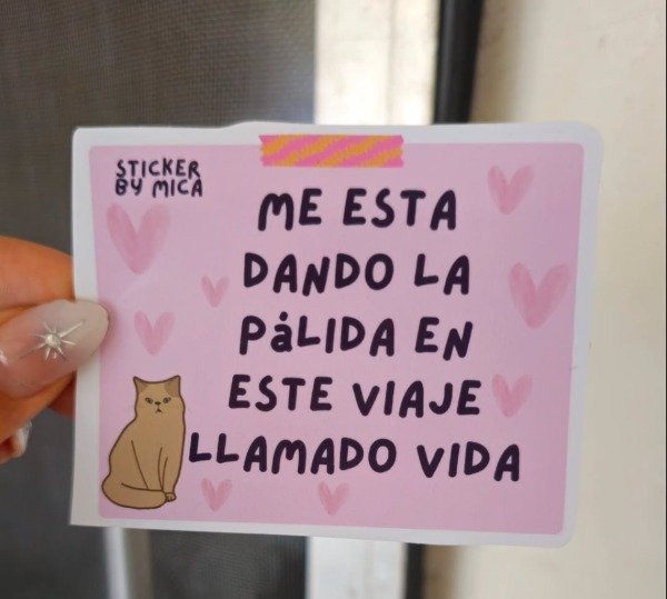 Producto - Sticker me esta dando la pálida en este viaje