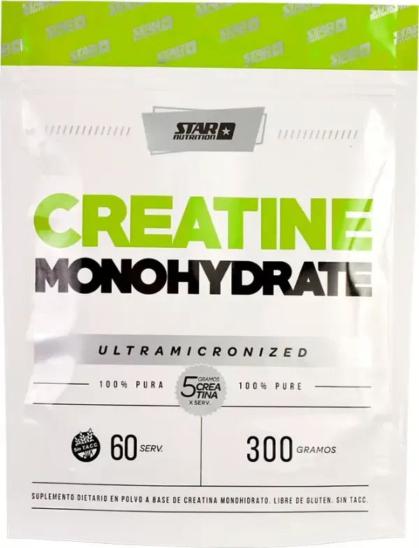 Producto - STAR NUTRITION - Creatina Monohidratada 300gr/60 serv. - 0