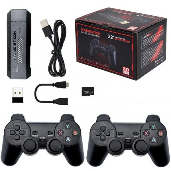 Producto - Consola de Video Juegos Retro X2 Plus GD10 Pro 4K 64GB - Game Stick 3D HD MG779.