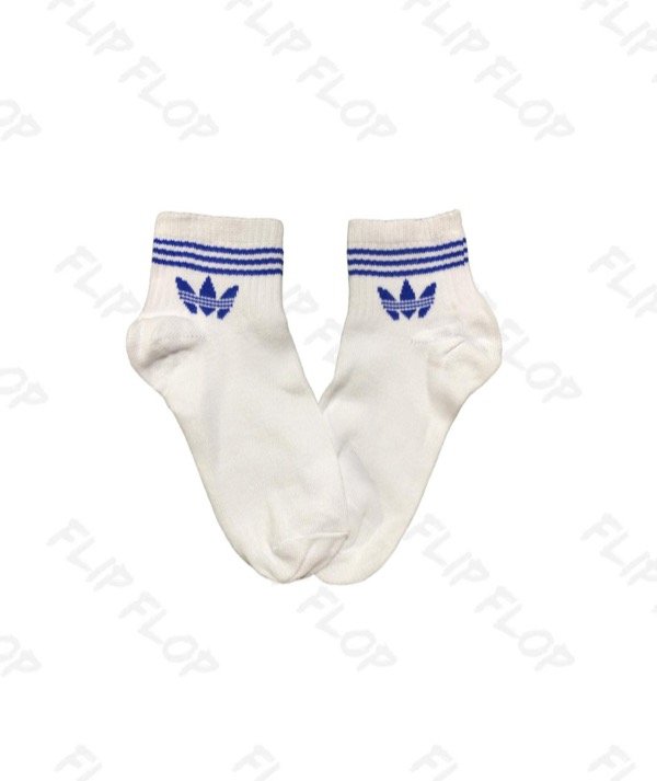 Producto - Medias 1/4, Adidas, bco c/azul