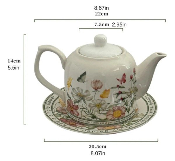 Producto - Tetera de porcelana - 4