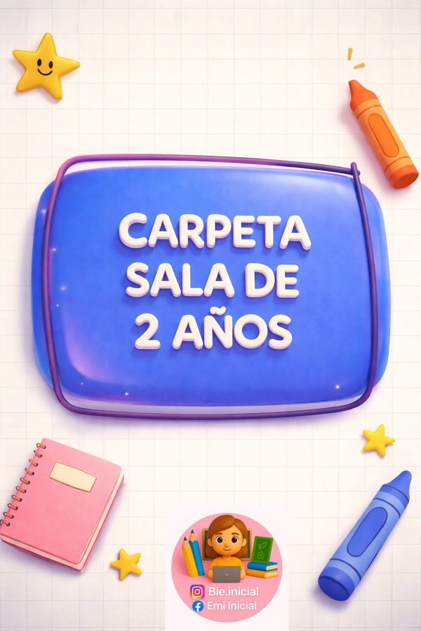 Producto - "CARPETA PARA SALA DE 2 AÑOS"