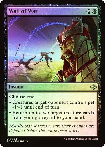Producto - Wail of War Foil  Tarkir: Dragonstorm