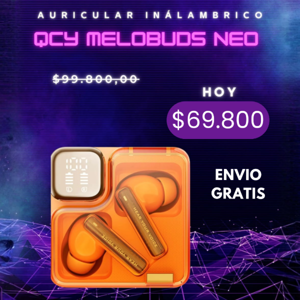 Producto - [CYBER MONDAY] AURICULARES INALAMBRICOS QCY MELOBUDS NEO