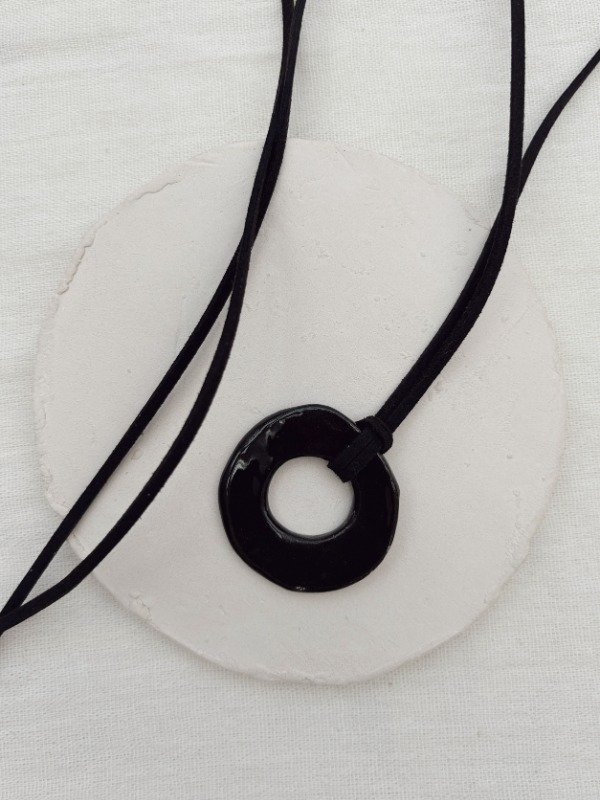 Producto - COLGANTE CÍRCULO NEGRO