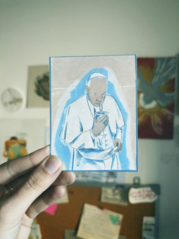 Producto - Estampitas Papa Francisco