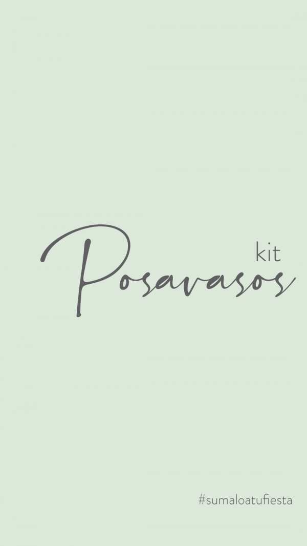 Kit Posavasos x50 - LA LUNA EN PUNTAS DE PIE