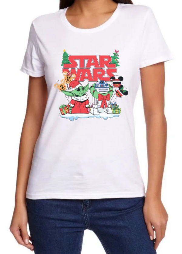 Producto - Remera Mujer Star Wars Navidad