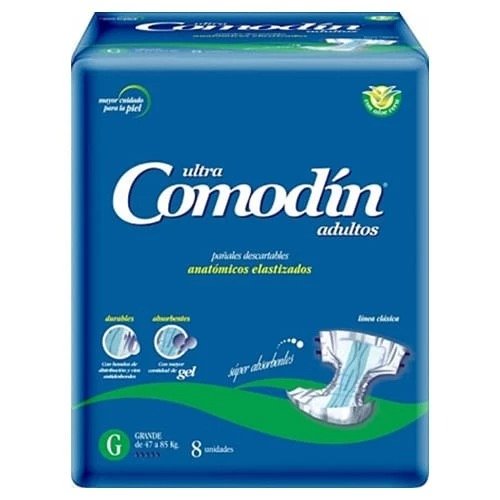 Producto - Comodin Pañal Adulto Anatomico g (8 Unidades)