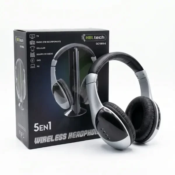 Producto - Auriculares Inalambricos 5 en 1 de HBLtech - 0