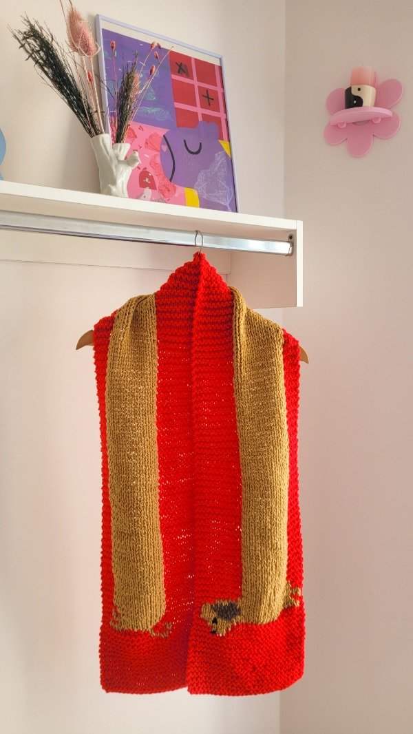 Producto - Bufanda salchi roja