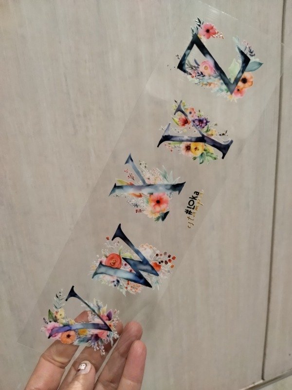 Producto - UV Tiras 8x28cm Iniciales #5