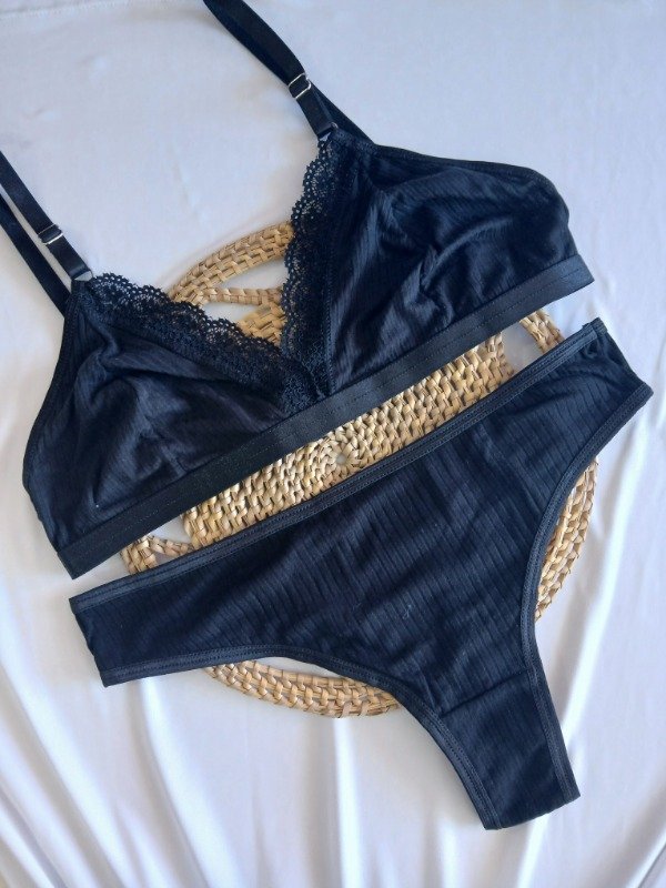 Producto - Conjunto morley sin armar negro T.85